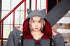 Clearstone Fangle Cosplay Halloween Bat Hoodie, Unisex, Gray