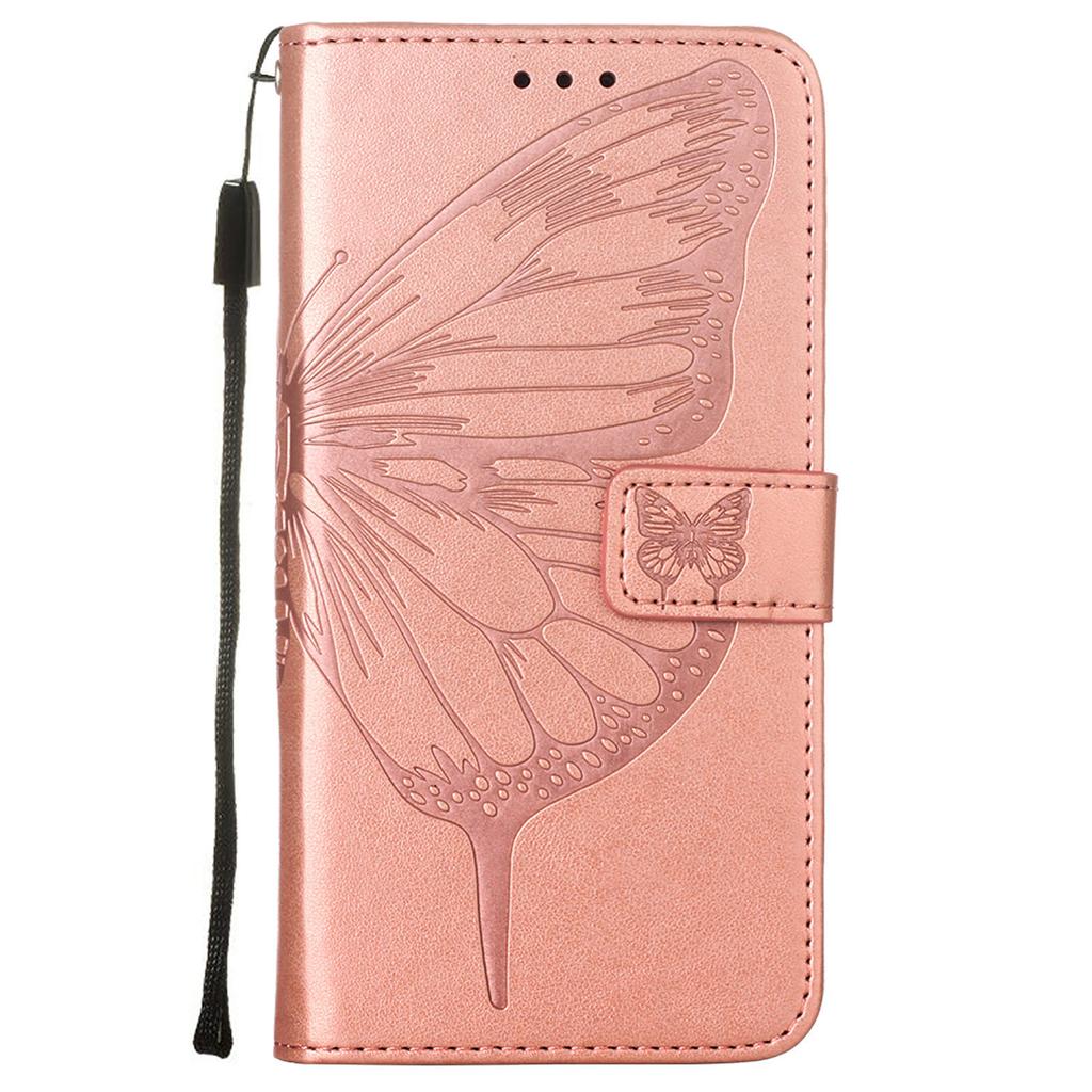Embossed Butterfly Case for Cubot P90 Phone, Card Slot Flip Cover, Note60 Protective Case, X100