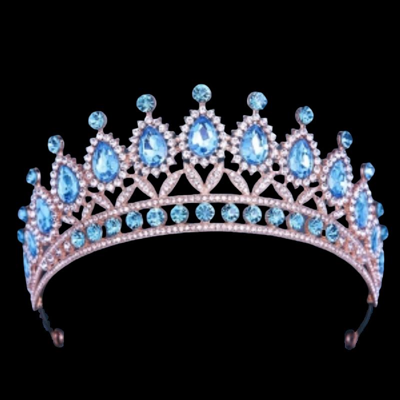 Baroque Crystal Crown Tiara Headband For Women Rhinestone Prom Diadem Crown Bridal Wedding Hair Accessories Jewelry Crown Tiara