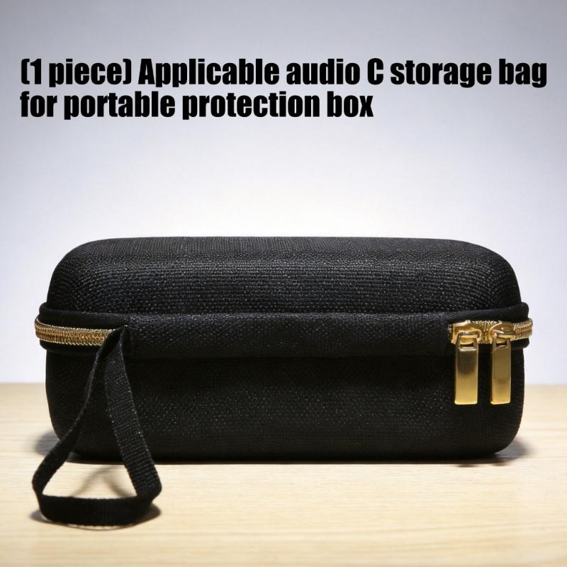 Durability EVA Carrying Case For Bluetooth-Compatible Speaker C, Hard Shell Protective Cover With Mesh Pocket, For Outdoor Use