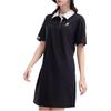 Fila FUSION Short Sleeved Dress Women's Jet Black T11W33330-1A