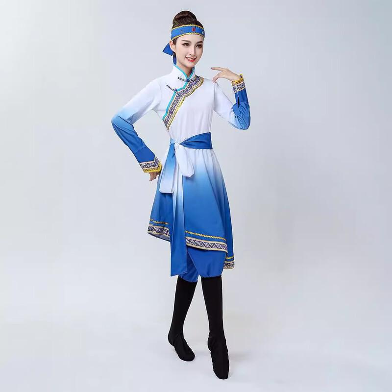 Mongolian Style Dance Performance Costume XXL