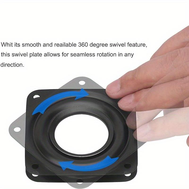 8pcs Turntable Steel Ball Bearing Rotating Tray Strong Sturdy Table Cabinet