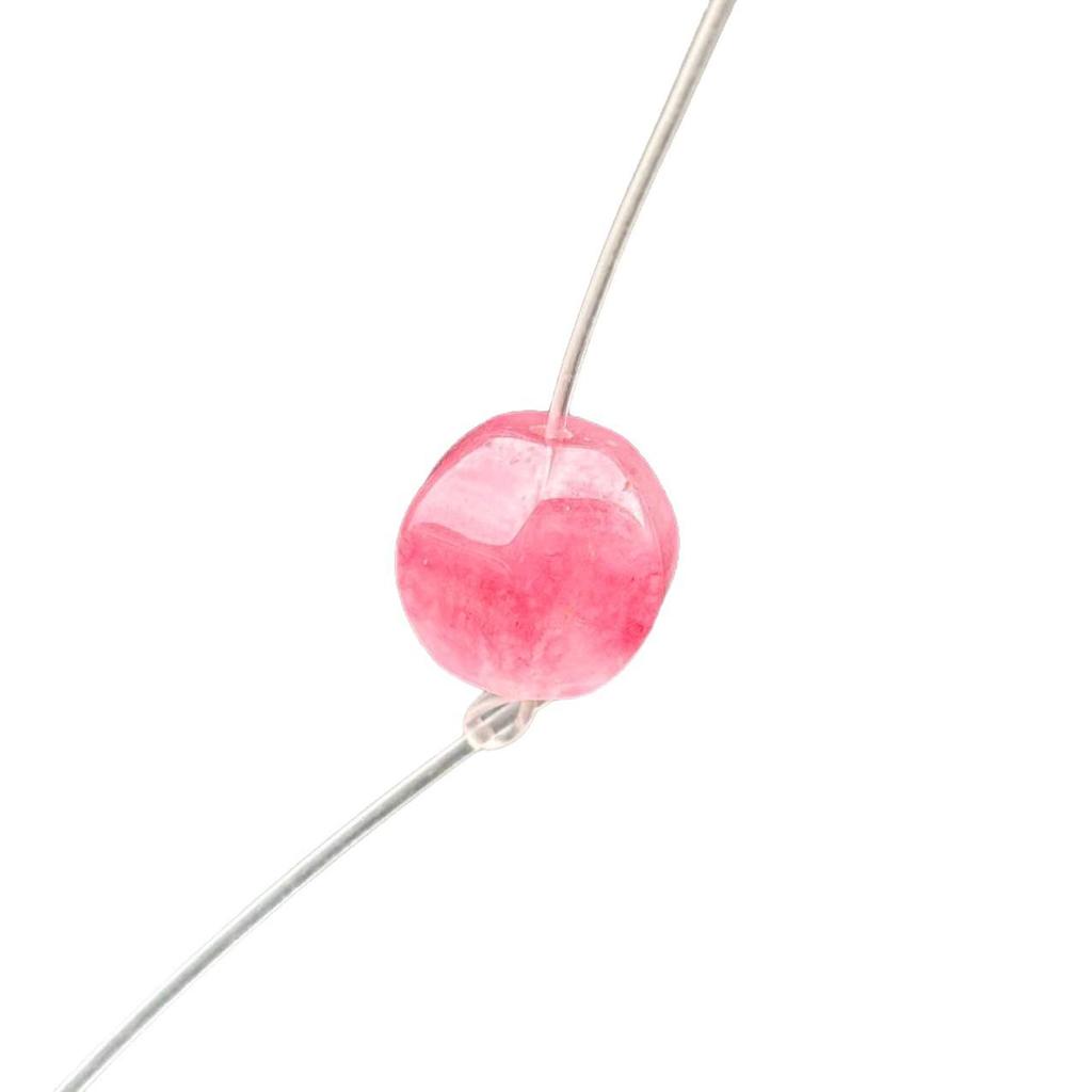 Strawberry Crystal Floating Flower Loose Beads for DIY Bracelets, Necklaces, and Jewelry Accessories.