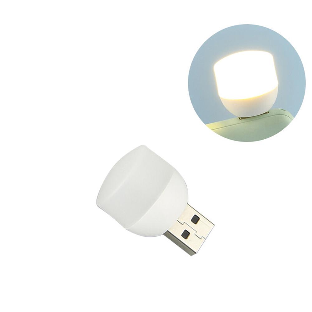 Mini USB Night Lights Portable Small Round LED Lamp Laptop Computer Keyboard Power Charging USB Light Plug And Play Reading Lamp