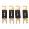 Pack of 4 200AMP ANL Gold Plated Flat Blade Fuses