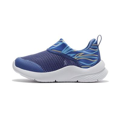 Li Ning Comfortable Sports Slip-Resistant Wear-Resistant Breathable Casual Shoes Kids Shoes Blue YKNS054-1