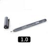 Japanese Colored Hook Line Pen Waterproof Art Supplies Anime Architectural Design Ink Tube Drawing Pen Watercolor Outline Marker