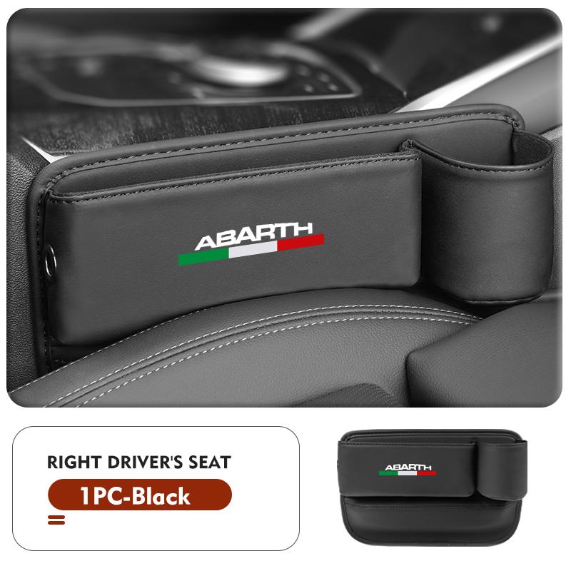 Car Seat Gap Filler Storage Box Water Cup Holder Accessories For Abarth 124 125 500 695 5CC TC Spider Panda