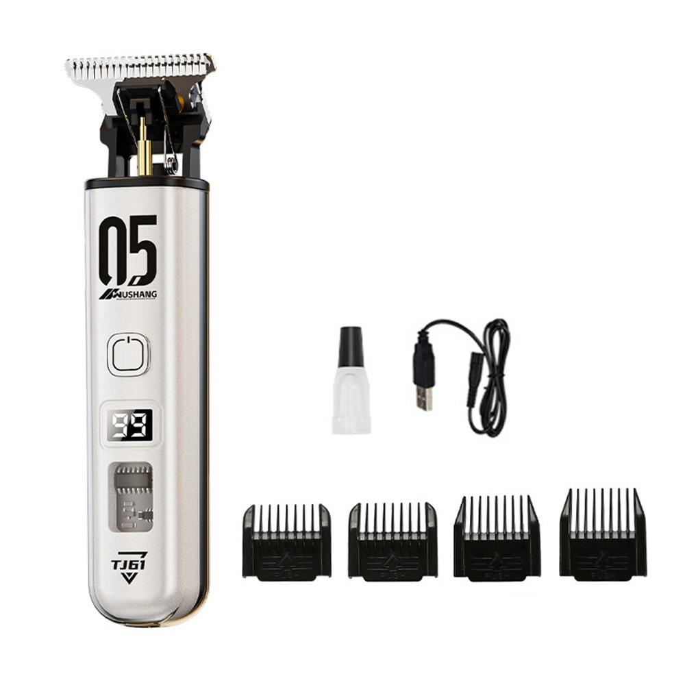 

Светодиодный дисплей Мужской триммер для волос Регулируемая головка Электрический пушер Электрическая машинка для стрижки волос Путешествия