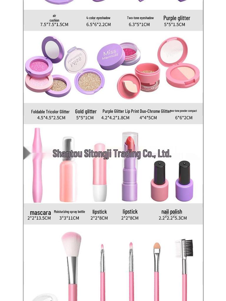 Tocador de Juguete para Niñas con Maquillaje y Joyas, Incluye Bolso de Princesa