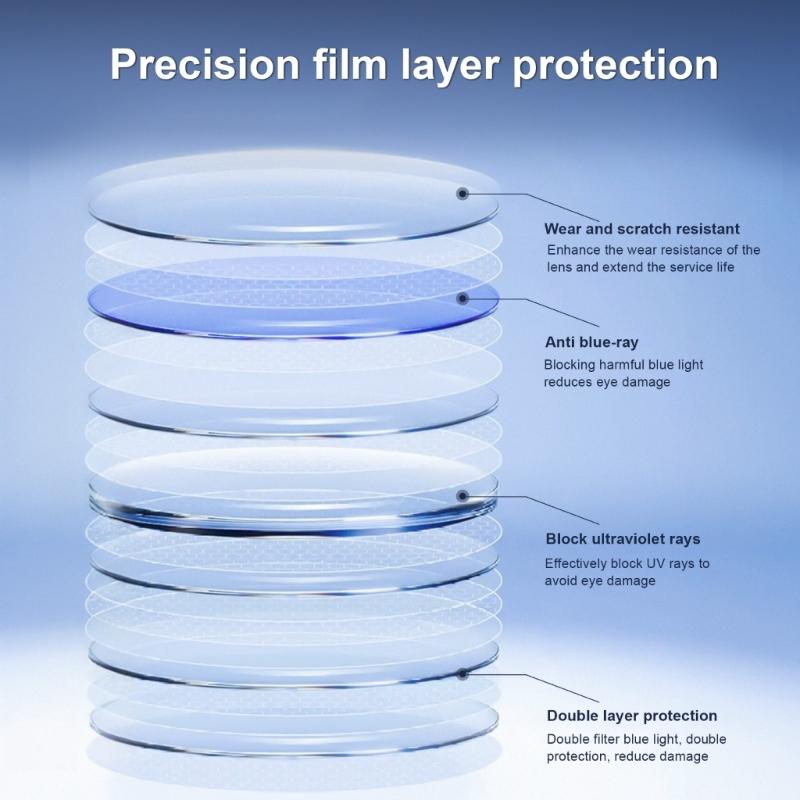 Comfortable Wear Blue Light Lens VR Lens with Cloth for MQ 3 VR Glasses Ensures Clear with Dustproof Feature