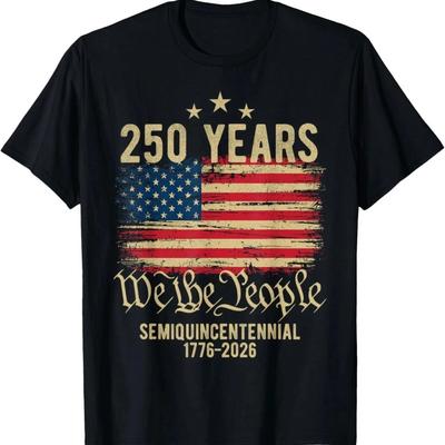 Maglietta 250° anniversario America Celebrazione del 250° Anniversario 250 Anni Unisex
