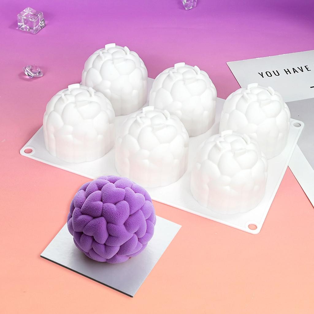 Heart Ball Shaped French Mousse Mold Heat Resistant Silicone Dessert Mould Handmade Pastries Bakewares Baking Accessories