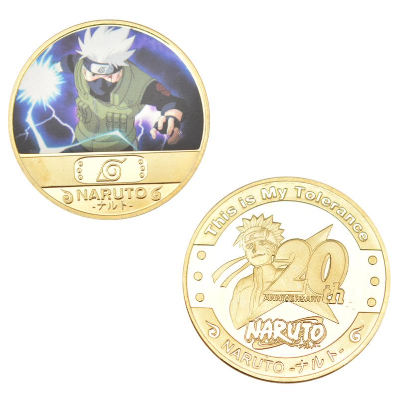 Naruto Uzumaki & Sasuke Metal Die-Cast Anime Coin Collection