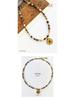 Sunset 2025 Early Autumn Natural Stone Beaded Necklace - High-End Niche Clavicle Chain