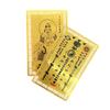 1/2/4Pcs Tai Sui Amulet Card 2026 General Wen Zhe Prayer Gold Card Chinese Taoism Exorcism Amulet Luck Card Portable