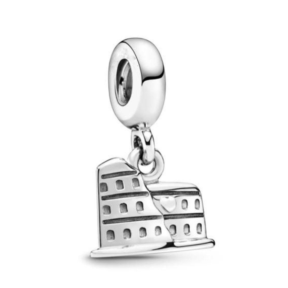 Copper Travel Airplane Passport Charms Beads Pendants Fit Original Bracelet Diy Beads For Women Jewelry Gift