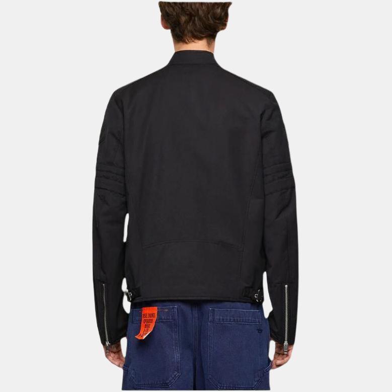 DIESEL Jackets Men's Black Stand Collar Moderate Other 00SKL80LAXT900