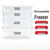 Shaoshan Rectangular Thickened Disposable Food Containers with Lids (50-pack)