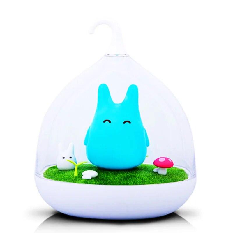 Luz nocturna, nuevo estilo, Totoro, USB, Sensor táctil portátil, LED, luz nocturna para bebé, lámpara de noche con Sensor táctil, lámpara de noche para niños