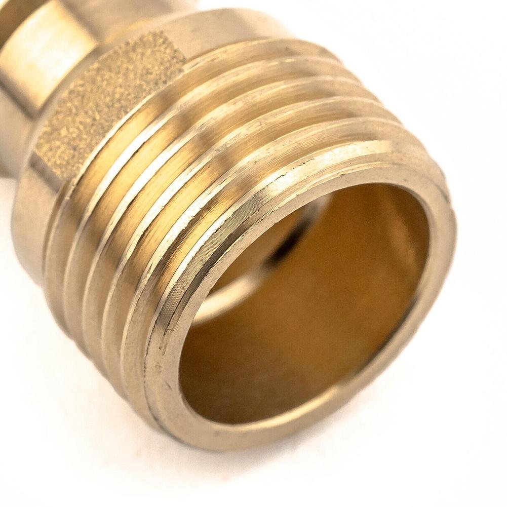 5pcs Brass Tap Adaptors External Thread Fitting Hose
