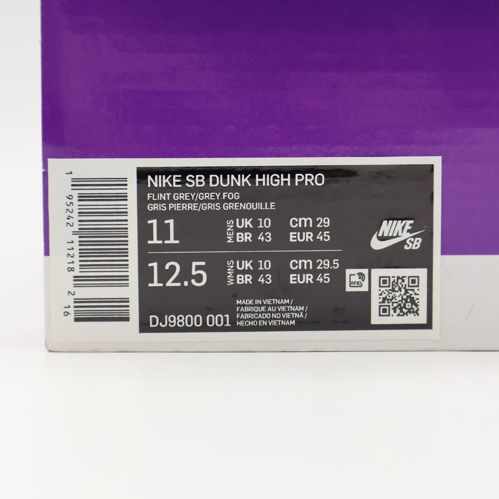 DJ9800-001 Nike SB Dunk High Pro Medium Grey Pink Flint Flamingo Gray Fog