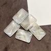 1Pc Natural Clear Quartz Rectangle Pendant 20×30mm Top Drilled Gemstone Bead For DIY Necklace Jewelry Making