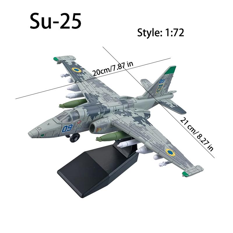 1:72 Modern DIY Building Blocks Model Assembly Su-25 A10 Airplanes Models Armored Transport Vehicle Military Toys For Gifts