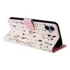For Samsung Galaxy A07 4G/A06 4G/A06 5G Case RFID Blocking Flower Leather Phone Cover with Wrist Strap