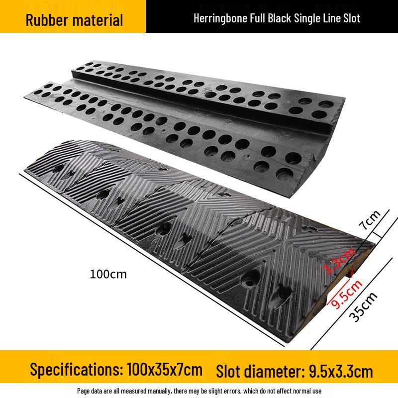 Rubber and Plastic Cable Protection Speed Bump