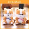 Corgi Dog Plush Toy Keyring With Short Pile Fabric For Bag Decoration Gift