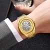 New Tourbillon Automatic Hollow Mechanical Watch Men's Steel Belt Watch Watch