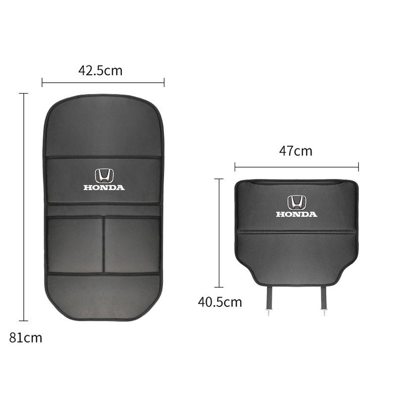 Leather Car Seat Anti Kick Pad Protective Cover Auto Accessories For Honda Civic Fit Jazz Accord Pilot CRV Odyssey Passport City RA8
