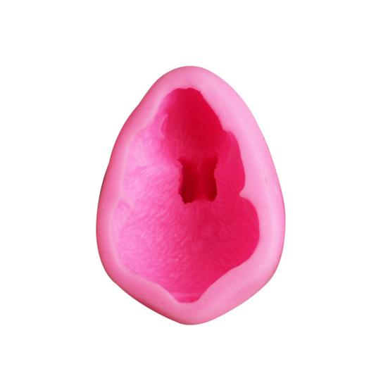 

Кролик Банни Торт Шоколад Силиконовая Форма Помадка Декоративный Мусс Глина Инструмент розовый