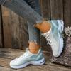 Breathable Mesh Sneakers, Lightweight Soft-soled Mesh Shoes, Women's Woven Lace-up Shoes, Suitable for Daily Outings, Running, Fitness