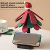 Non-slip Silicone Insulation Pad Suction Cup Base Anti Scald Christmas Tree Trivet Easy To Clean Foldable Heat Insulation Pad