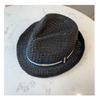 New Summer travel is a hit! Ins style hand-woven children's Panama hats, sun protection artifact for beach travel