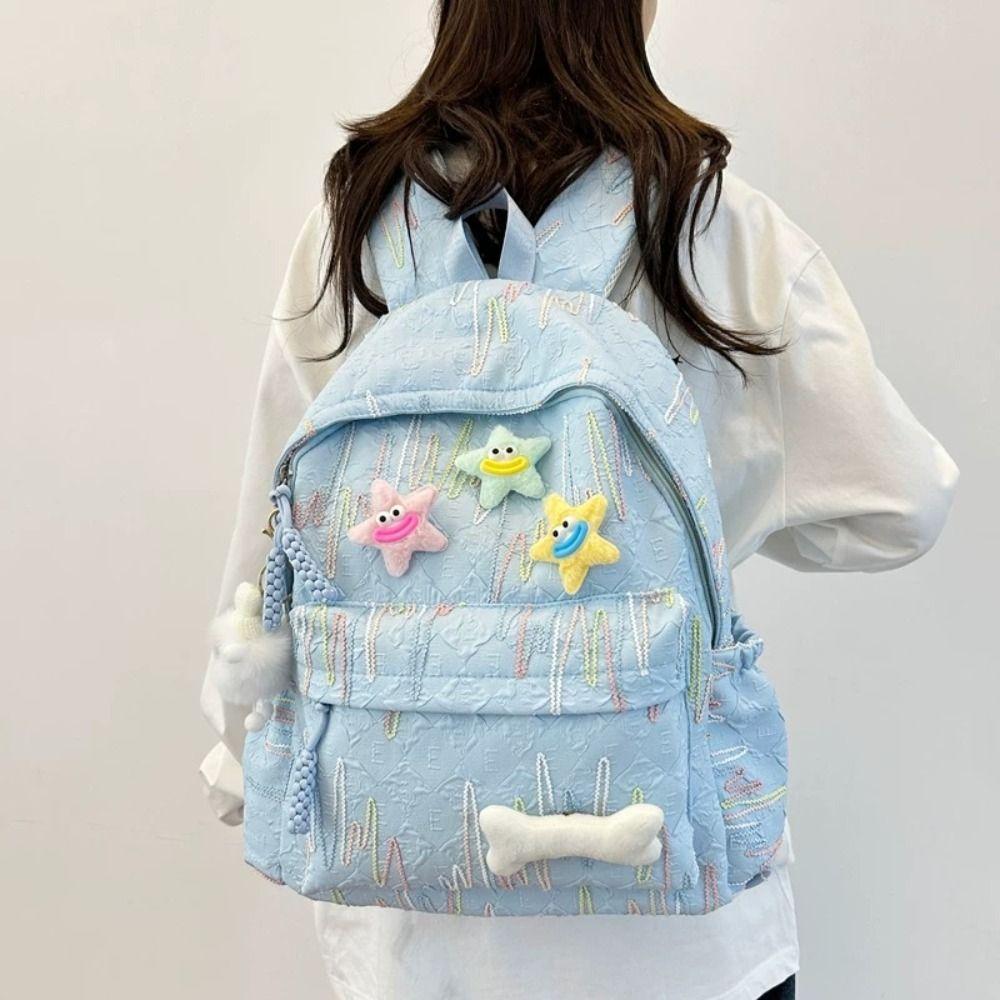 Large Capacity Students Schoolbags Fashion Casual Daypack Girls Rucksack  Outing