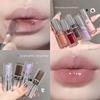 CAPPUVINI Clear Plumping Lip Oil: Moisturizing Glass Lips, Hydrating Mirror Finish Lipstick for Students