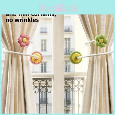 Modern Minimalist Plastic Shower Curtain Hook With Suction Cup For Bathroom Organizer
