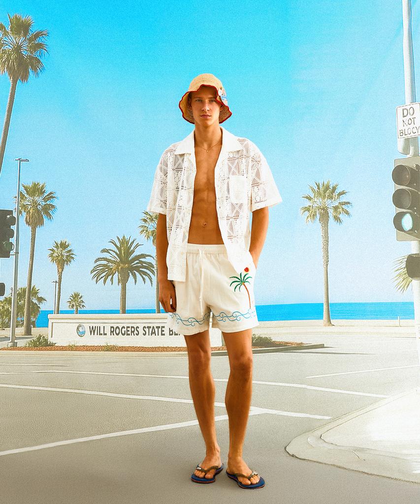 SUNDAY FRUIT MARKET Sun Beach Short Ivory