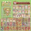 Little Mochi Dress-Up Sticker Book: Girl's Toy, Quiet Book, Birthday Gift Set with Scenery Stickers