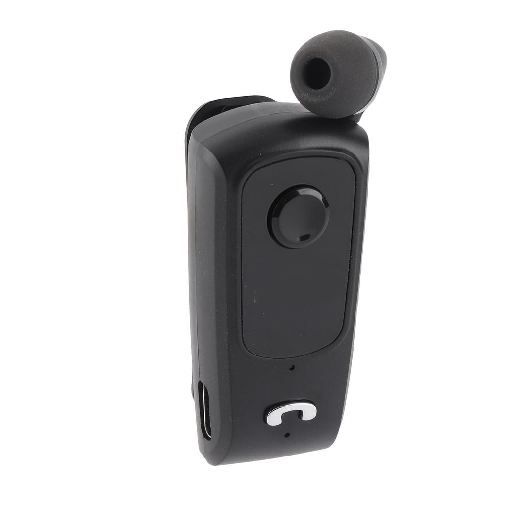 F920 Sports   Headset Earpiece Retractable Hands  Earphone (Black)