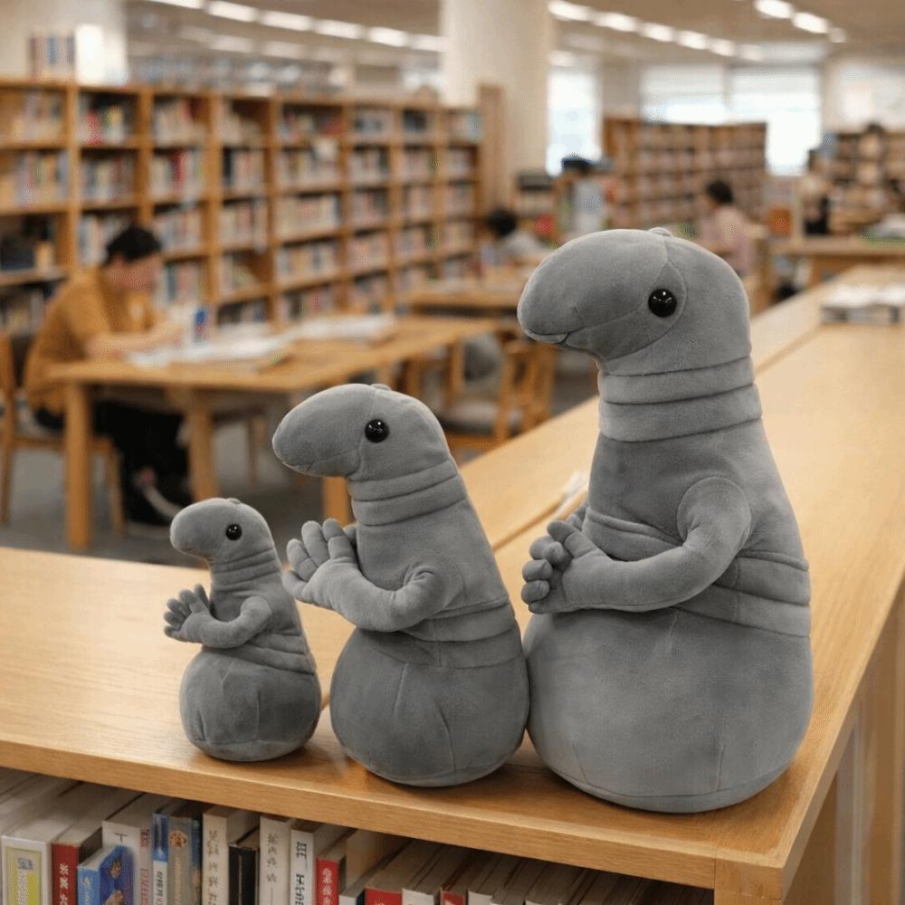 20cm/35cm/45cm Alien Plush Doll The Russian Zhdun Plush Statue Doll Monster Plush Toy Holiday Gift