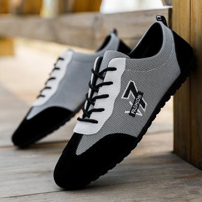 Sommer Doudou Schuhe atmungsaktive Segeltuchschuhe niedrig geschnittene Freizeitschuhe Stoffschuhe