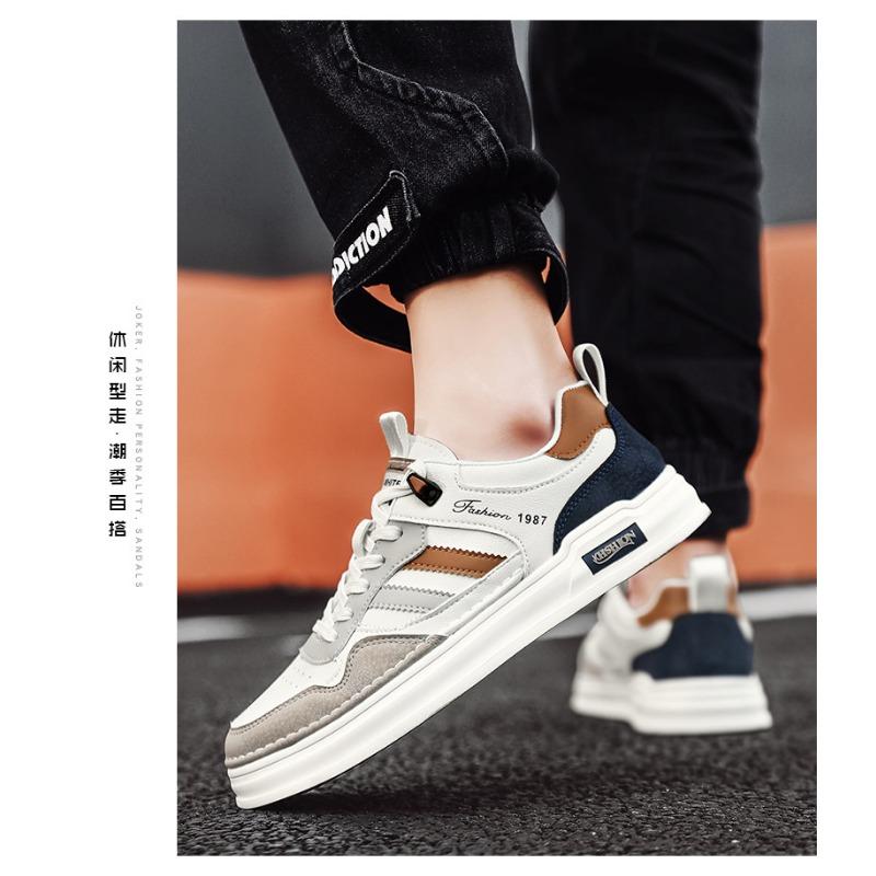 Men Breathable Lightweight Soft Sole Casual Fashion White Sports Sneakers