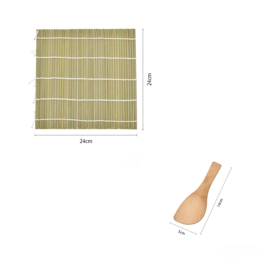 DIY Bamboo Sushi Maker Rolling Mat Sushi Tools Rice Rollers Kitchen Gadget Hand Maker Food Rice Roll Mold Cooking Accessories