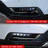 For Honda Vezel HR-V E:HEV    ABS Black  Front Fog Light Foglight Lamp Cover Trim Bumper Decoration Car Styling