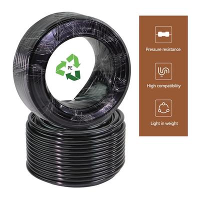 A95I-Garten Schwarz PE-Schlauch AD-12mm Tropfbewässerungsrohr 9/12mm Bewässerungsschlauch für Auslaufsystem Sprinkleranschlüsse